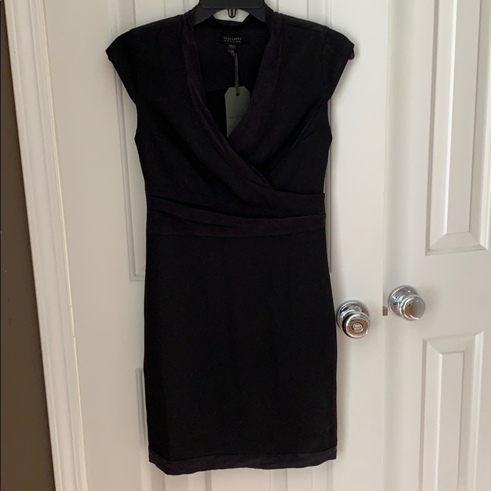 NWT All Saints black Dress - Picture 2 of 8